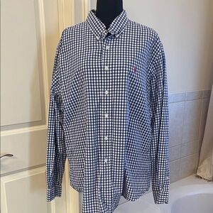 Ralph Lauren Men's Blue Checkered Shirt